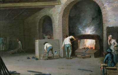 Lead Mining at Leadhills, the Smelting of the Lead by David Allan